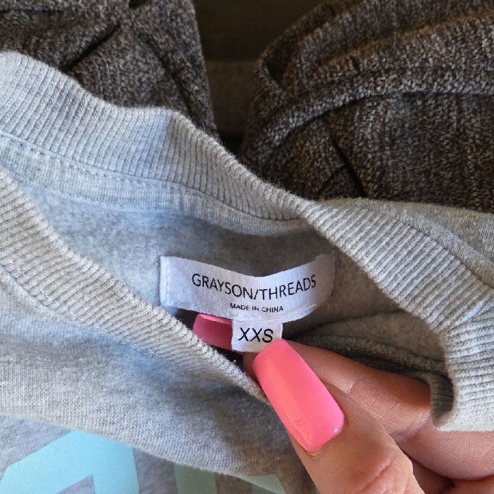 Grayson Threads Light Gray Sweatshirt - image 3
